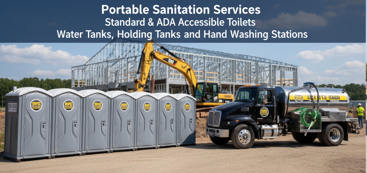 Portable Sanitation Rental Services in Central NC 