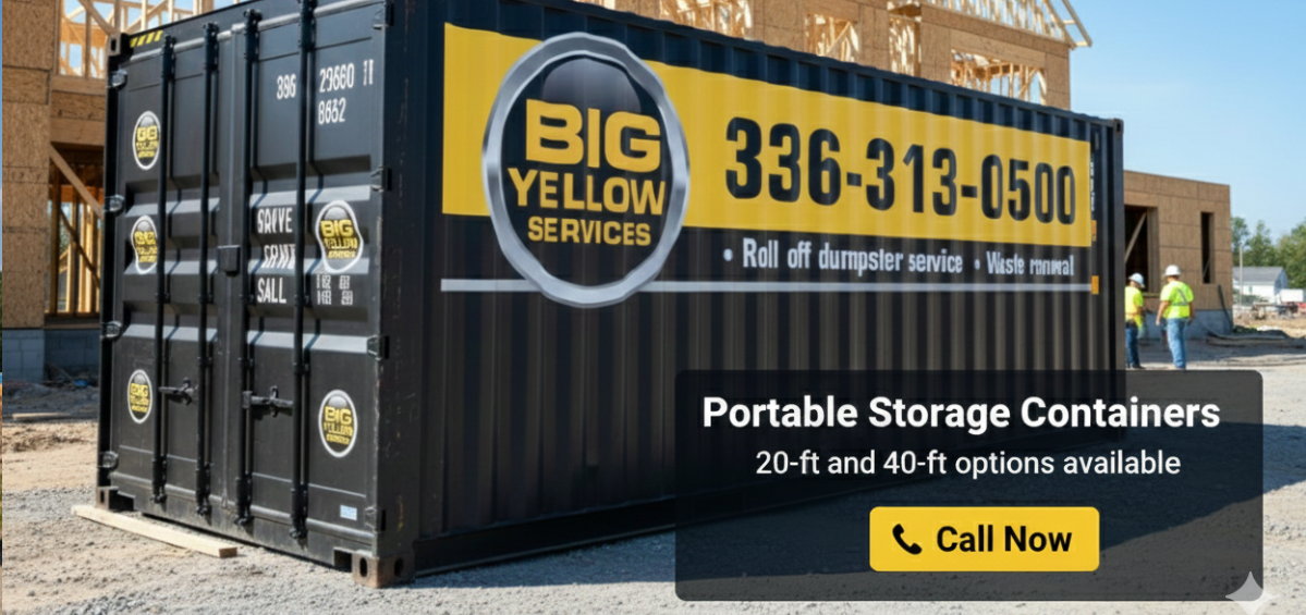 Storage Container Rental in Central North Carolina