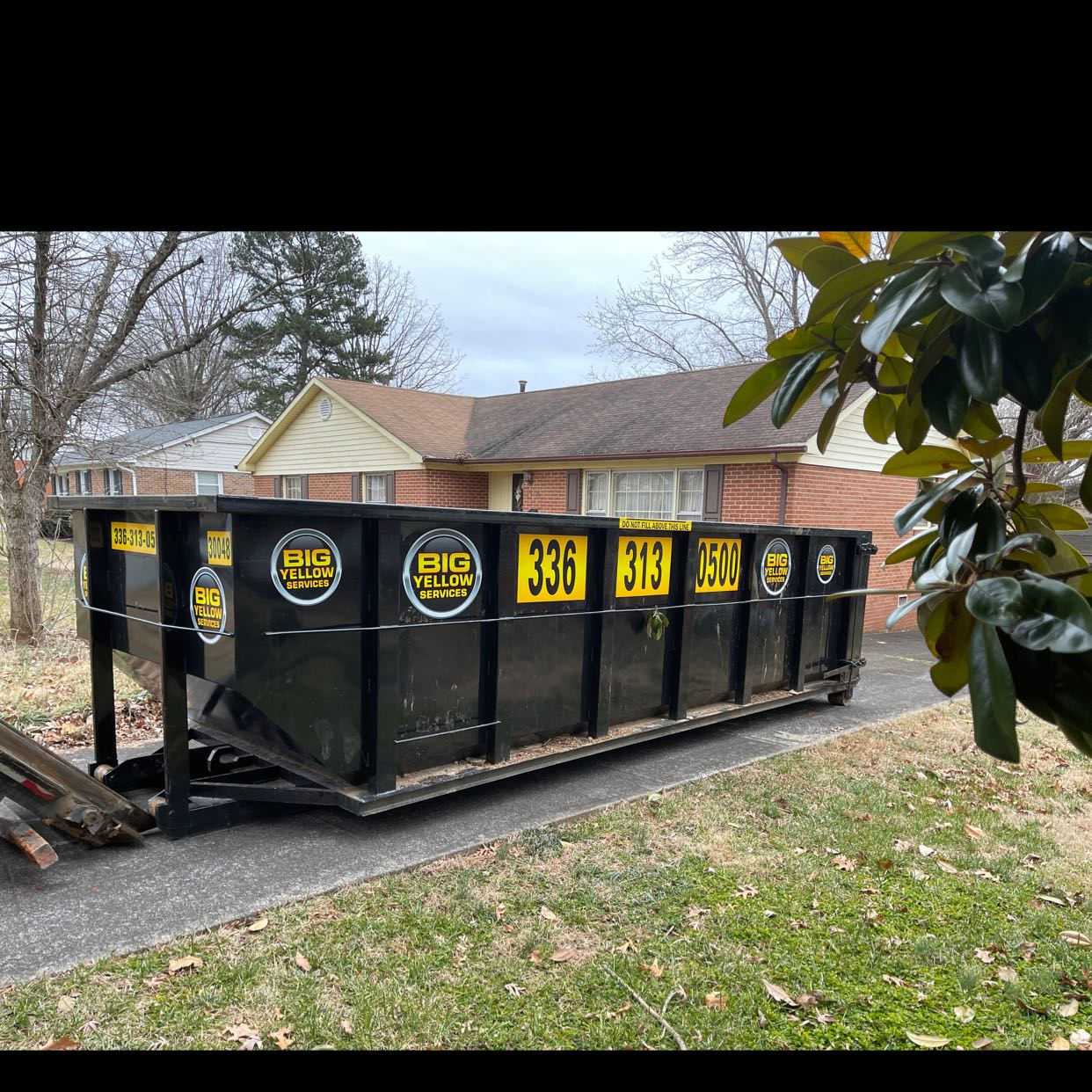 as93vdk13nbsigv7fmob Dumpster Rental Customer Photos in Elon | Roll-Off Dumpster and Portable Toilet Rentals | Big Yellow Services, LLC