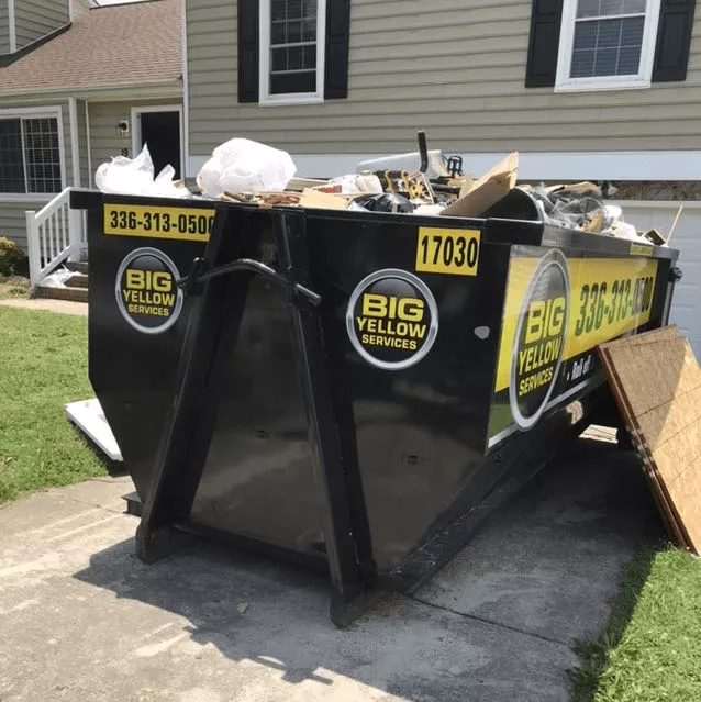 Greensboro NC 17 Yard Dumpster Rental Final Pickup 6 9 2020