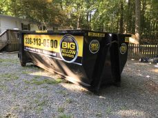 Dumpster Rental Customer Efland NC 27243 2905 Ballpark Drive