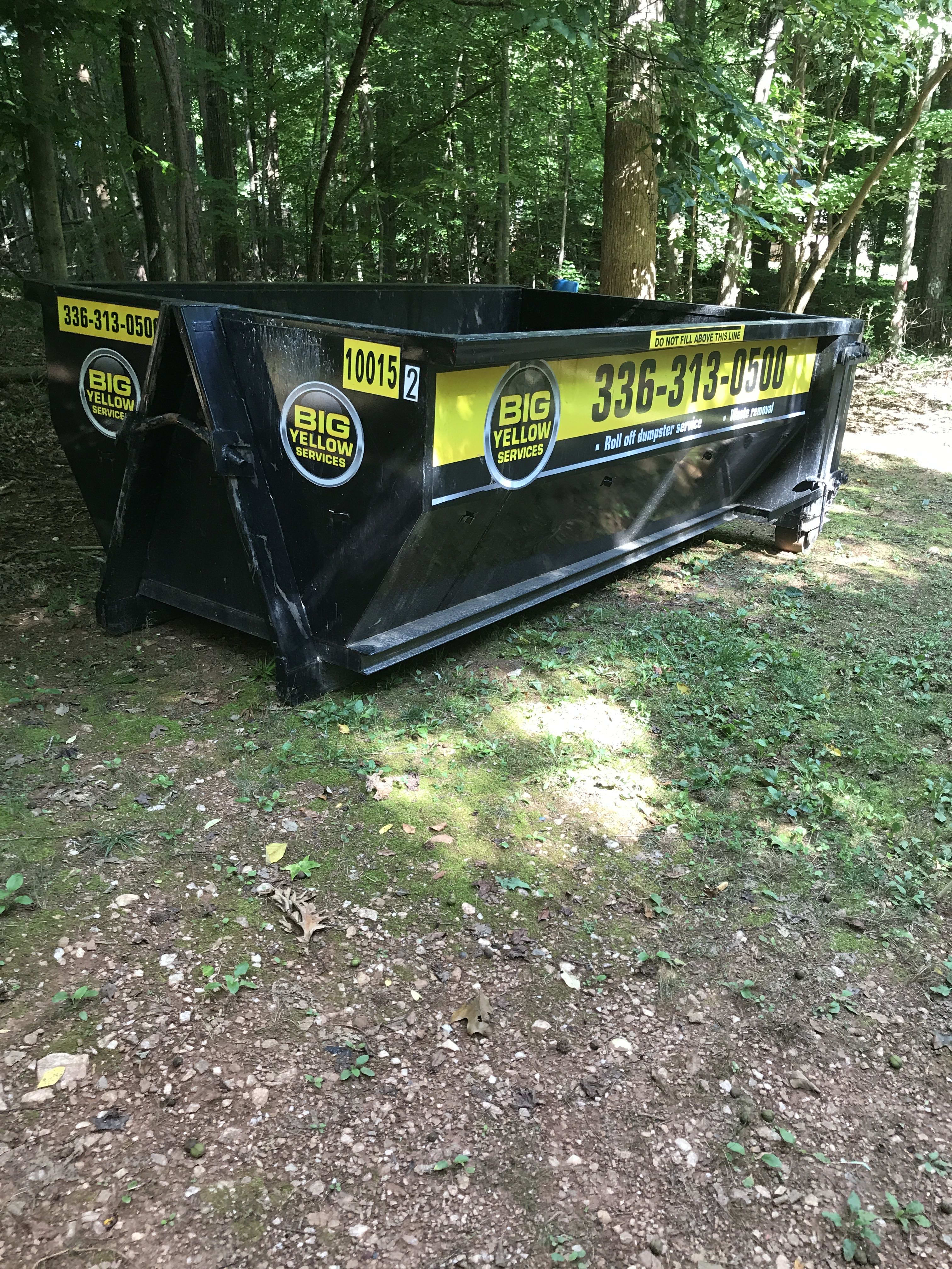 4760 Kennedy Road Trinity, NC 27370 Dumpster Rentals